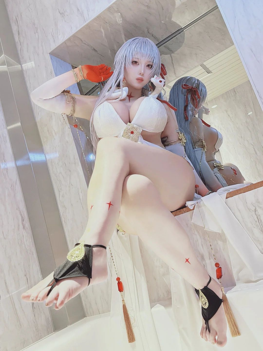 Love1loooomy - Durga [27P-10MB] tg@simisebaisi 【丝足阁】025.webp